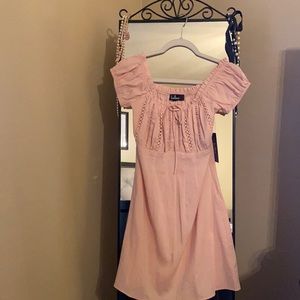 Lulus off the shoulder dress